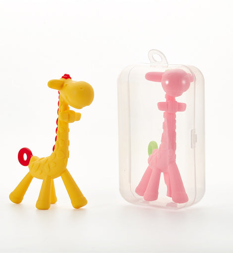 Giraffe Toy for Baby Teether Molar Stick
