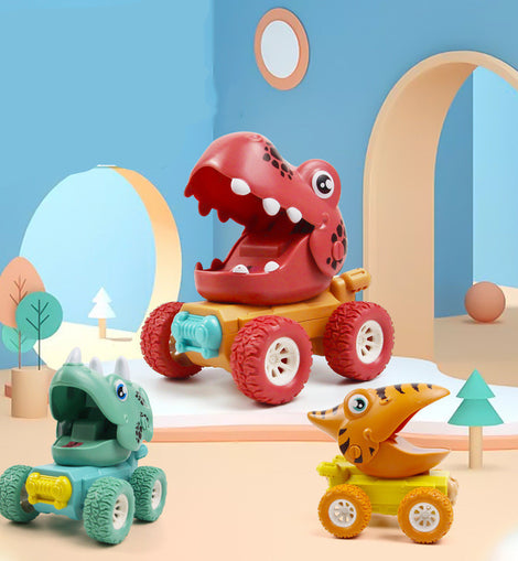 Dinosaur Push Car Sliding Animal Toy Car for kids