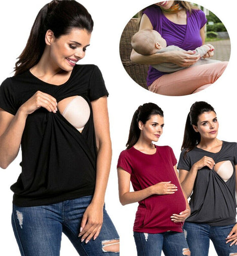 Maternity breastfeeding T-shirt
