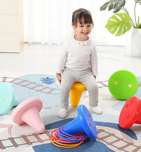 Children Balance Training Sensory Toy Throwing Ring Funny Game Balance