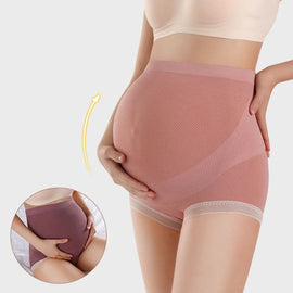High Waisted Maternity Panties Support Comfort Breathable Seamless for Expecting Moms