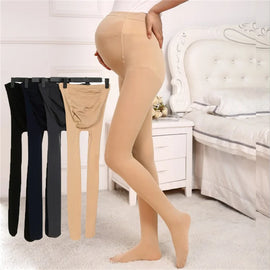 Soft Velevt High Waist Maternity Leggings Tights For Pregnant Women