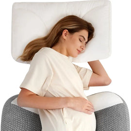 W Shaped Pregnancy Pillow For Sleeping, Adjustable Maternity Pillow For Side Sleepers