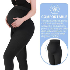Maternity Leggings Women High Waist Pants Belly Support High Elasticity Shapewear
