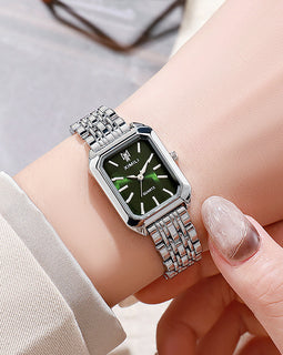 Fashion Simple Square Steel Strap Women's Watch